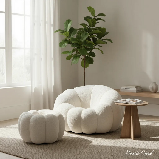 Fauteuil bouclé - CLOUD