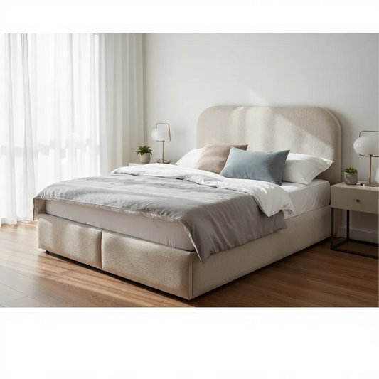Lit Double Coffre En Chenille - Elo