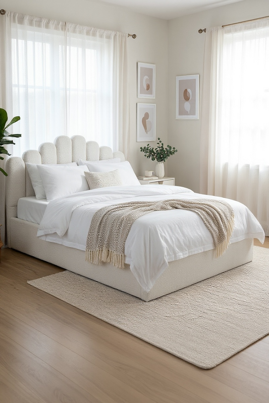 LIT COFFRE - NATURA - velours doudou